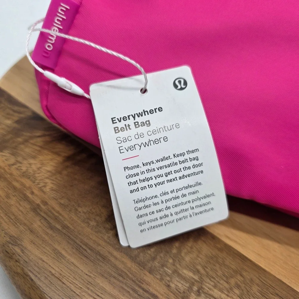 Lululemon Everywhere Belt Bag 1L Sonic Pink Waist Pack‎ LU9AX2S NEW